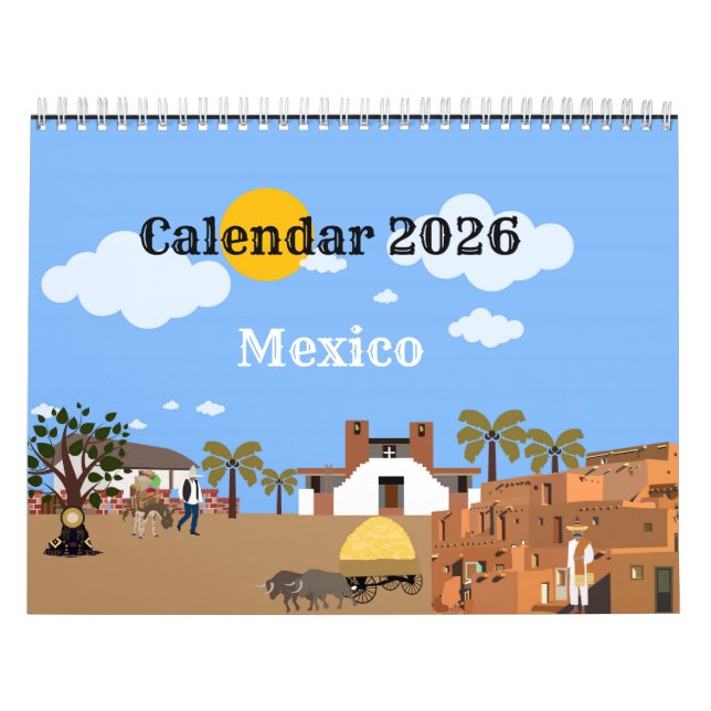 Calendário México (Capa)