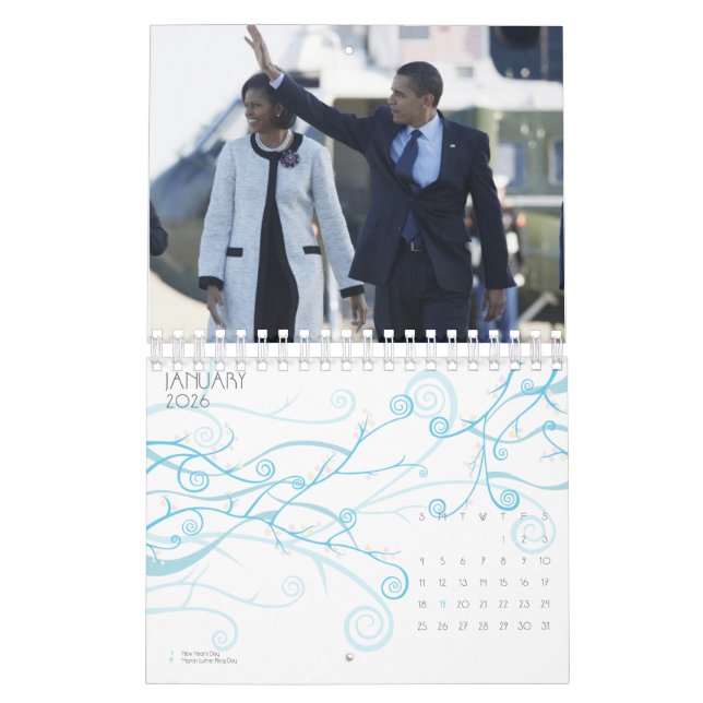 CALENDÁRIO MICHELLE OBAMA - AVENTURA EUROPEIA (Jan 2026)