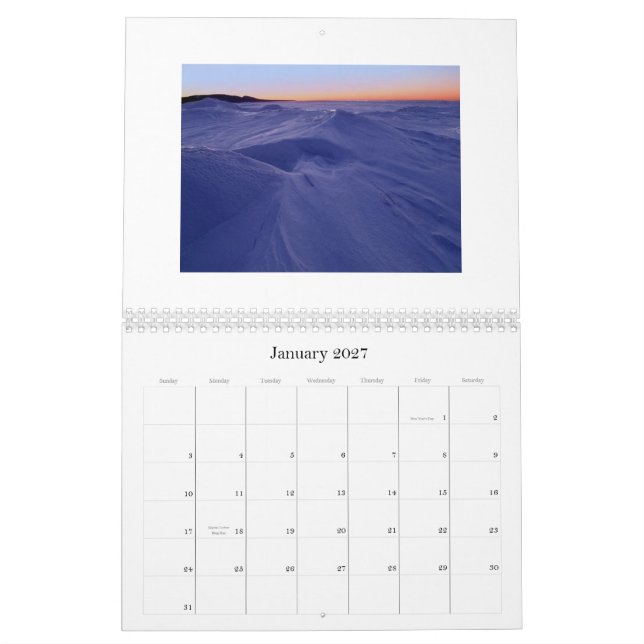 Calendário Michigan ASCENDENTE - personalizado (Jan 2027)