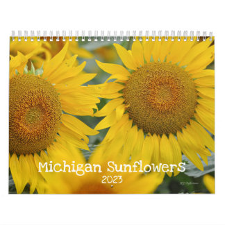 Calendário Michigan Sunflowers