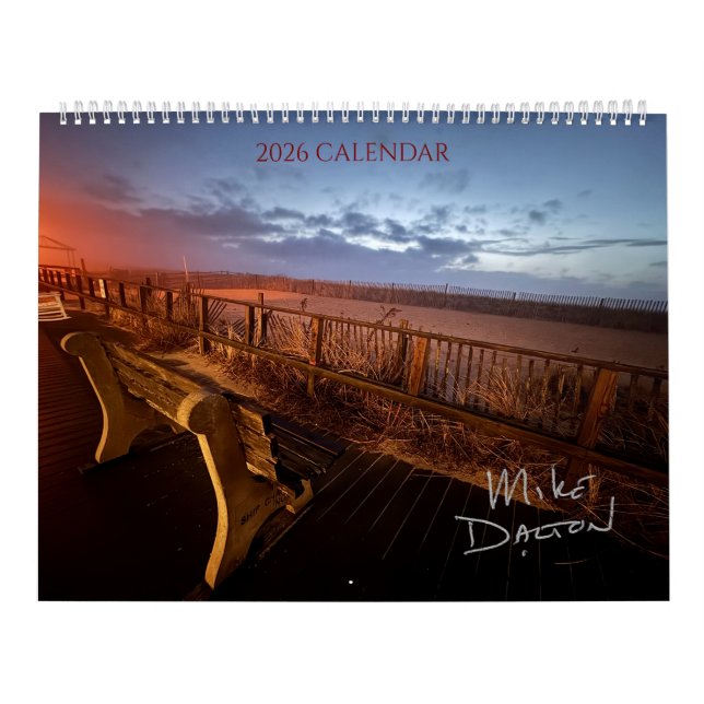 Calendário Mike Dalton 2026 (Capa)