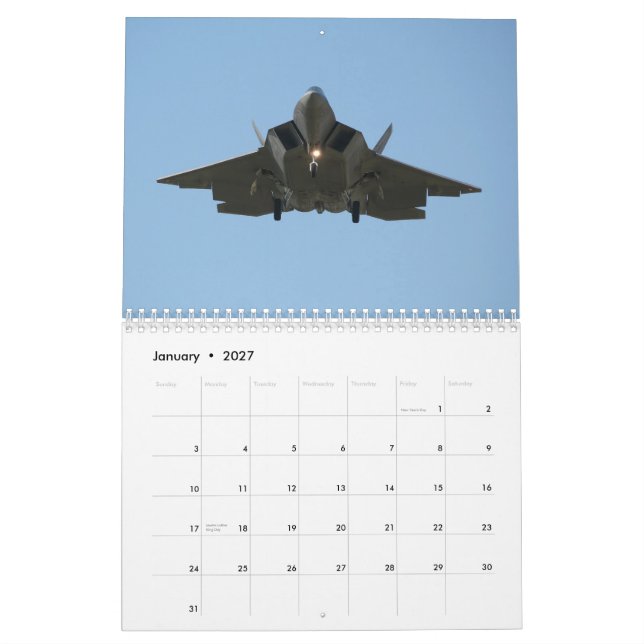 Calendário militar da aviação (Jan 2027)