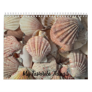 Calendário Minhas Coisas Favoritas