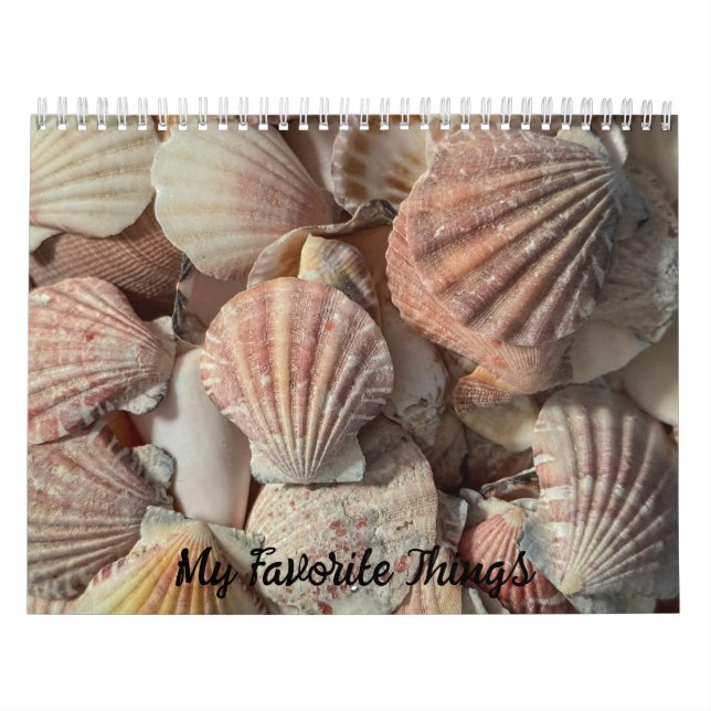 Calendário Minhas Coisas Favoritas  (Capa)