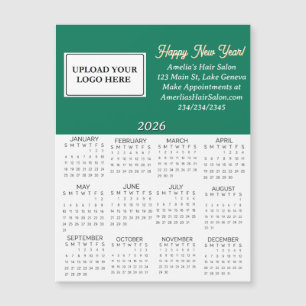 Calendário Miniatura de Logotipo Empresarial 2026