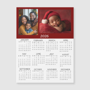 Calendário Miniatura Personalizado 2026