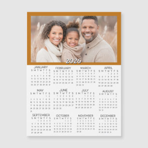 Calendário Miniatura Personalizado de 2026 com Fot