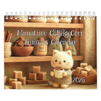 Calendário Miniature CottageCore Animal