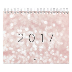 Calendário Minimalismo Pastel Rosa Rosa Rosa Rosa Luzes Cinti