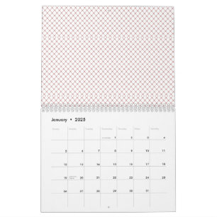 Calendário Minimalista 2027 Decoração de Casa co
