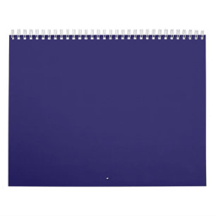 Calendário Minimalista Azul Marinho Planeje co