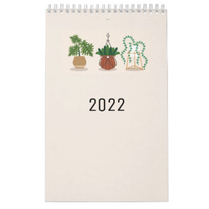 Calendário Mínimo De Design Com Instalações Domést