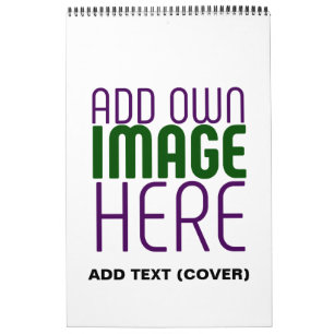 CALENDÁRIO MODELO DE TEXTO DE IMAGEM BRANCA SIMPLES EDITÁVEL 