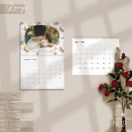 Calendário Modern Abstract Butterflies Photo Calendar 2026