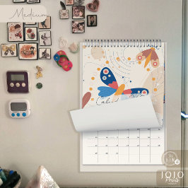 Calendário Modern Abstract Butterflies Photo Calendar 2026