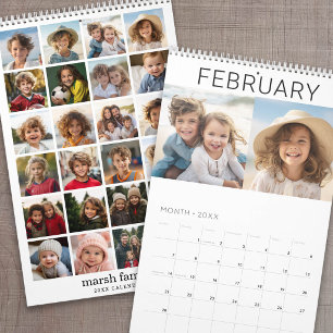 Calendário Modern Family 24 Foto - minimal preto branco