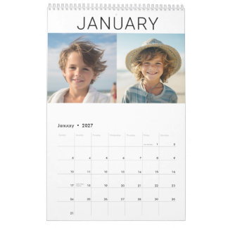 Calendário Modern Family 24 Foto - minimal preto branco