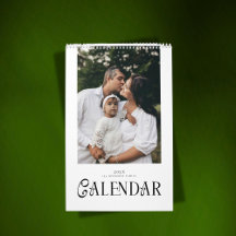 Modern Minimal Chic Typography Custom Family Photo