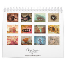 Calendário Modern Vintage Art Design 2024 Mensal