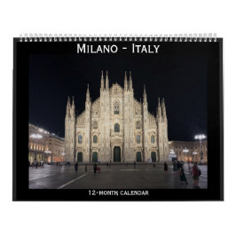 Calendário Moderno e antigo Milano - Itália - foto