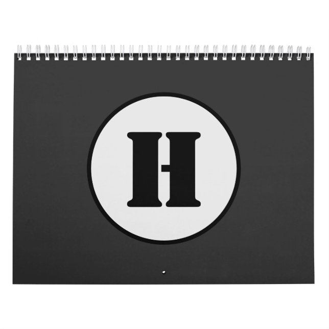 CALENDÁRIO MODERNO MODERNO MODERNO SIMPLES CHIC ELEGANTE MONO (Capa)
