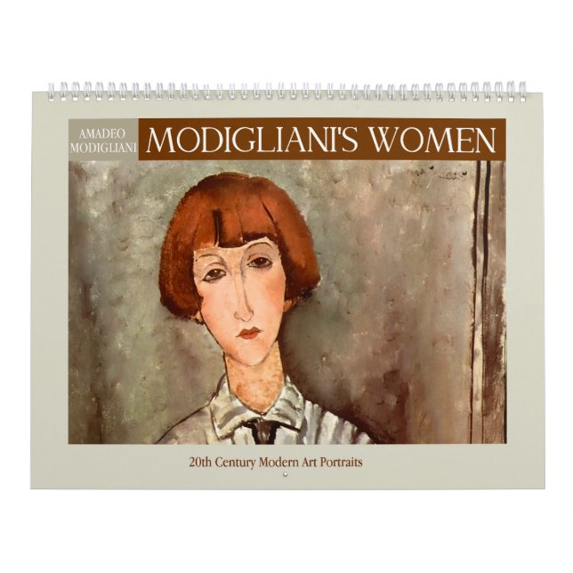 Calendário Modigliani's Women 2026 (Capa)