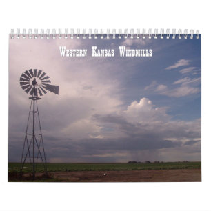 Calendário Moinhos de vento ocidentais 2012-2013 de Kansas