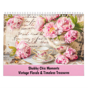 Calendário Momentos Shabby Chic – Florais Vintage & Eternos T