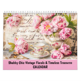 Calendário Momentos Shabby Chic – Florais Vintage & Eternos T
