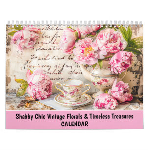 Calendário Momentos Shabby Chic – Florais Vintage & Eternos T
