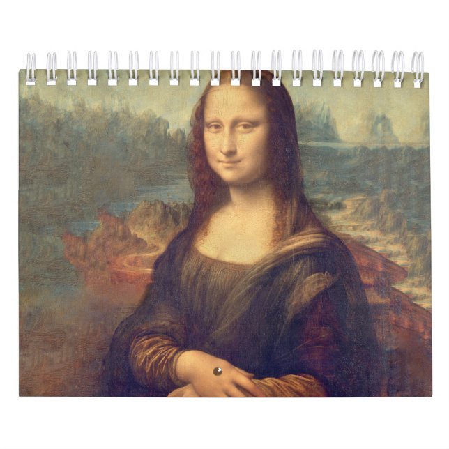 Calendário Mona Lisa por Leonardo da Vinci (Capa)