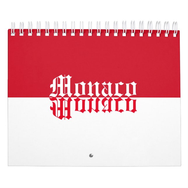 Calendário Mônaco (Capa)