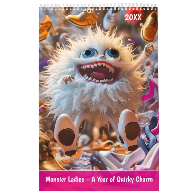 Calendário Monster Ladies – A Year of Quirky Charm (Capa)