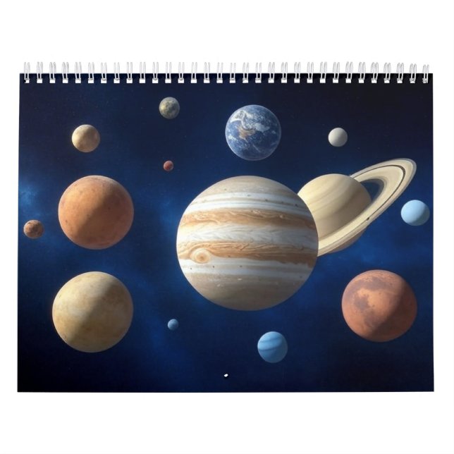 Calendário Montagem do sistema solar (Capa)