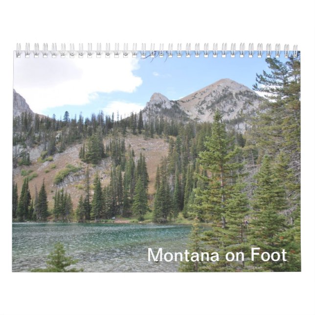 Calendário Montana caminhando trilhos em volta de Bozeman (Capa)
