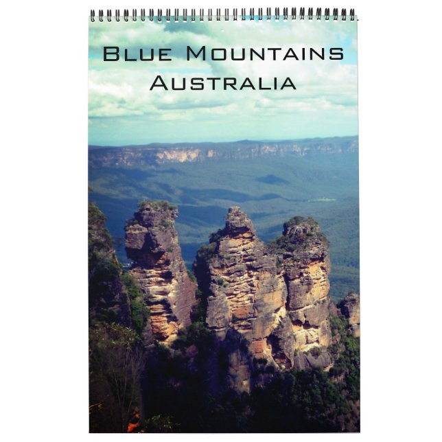 Calendário montanhas azuis austrália (Capa)