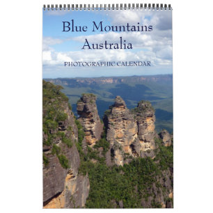 Calendário montanhas azuis austrália