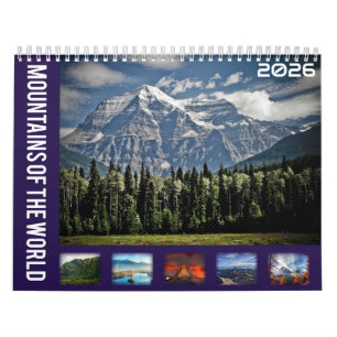 Calendário Montanhas Do Mundo 2026