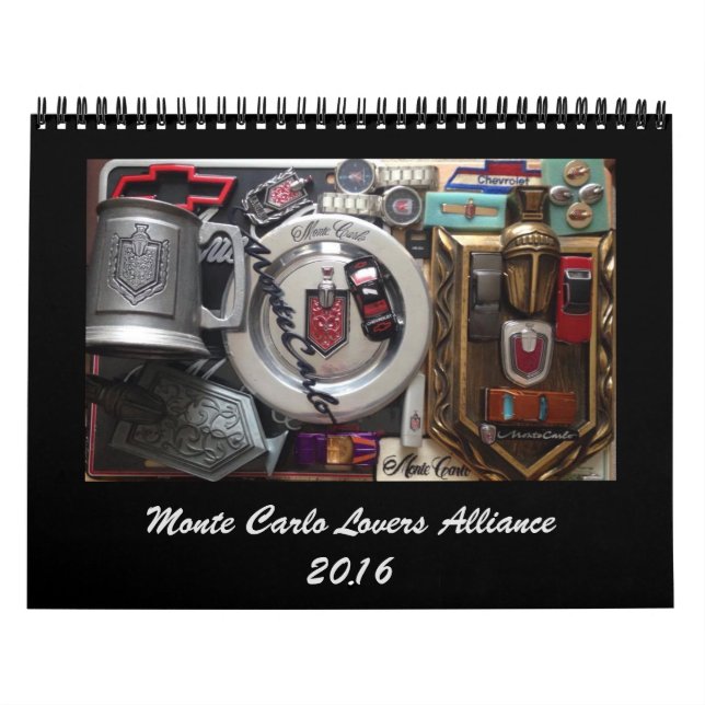 Calendário Monte Carlo Amantes Aliança FB Grupo 2016 Calendár (Capa)