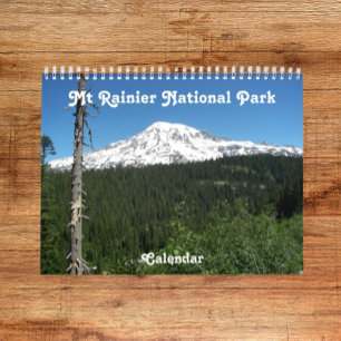 Calendário Monte Rainier National Park Fotográfico