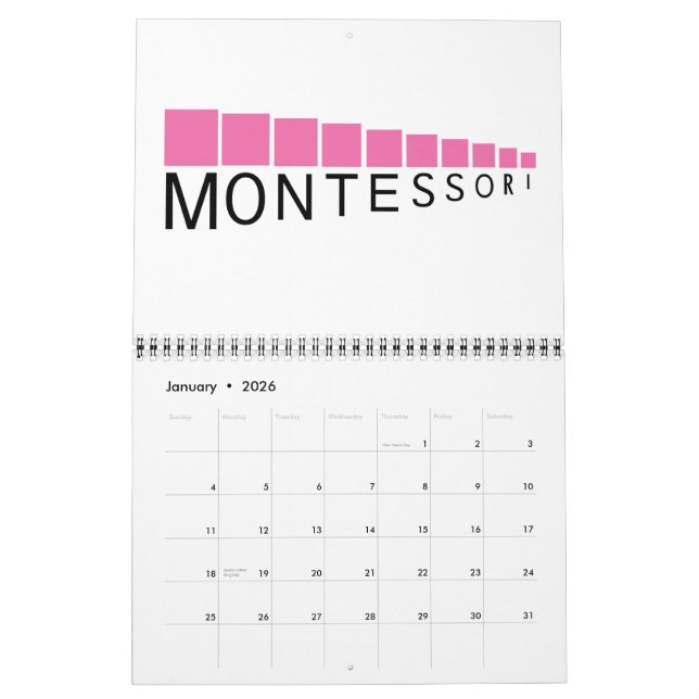 Calendário Montessori e Impressões de Arte (Jan 2026)
