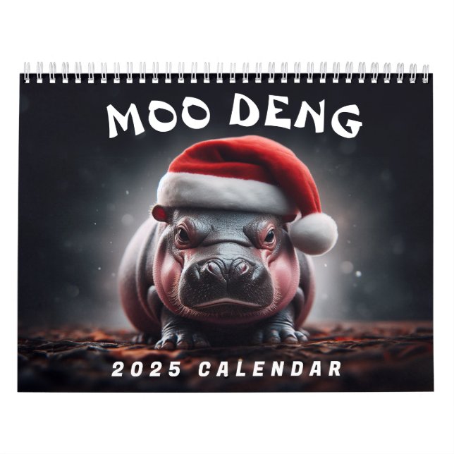 Calendário Moo Deng (Capa)