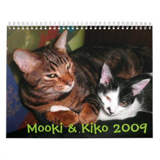 Calendário Mooki & Kiko 2009