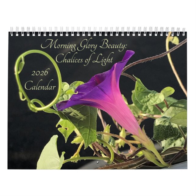 Calendário Morning Glory Beauty:  Chalices of Light 2026 (Capa)