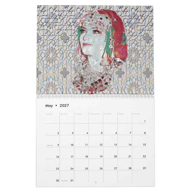 Calendário Moroccan Amazigh Beauty Calendrier (Maio 2027)