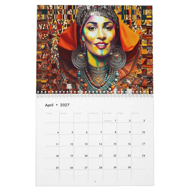 Calendário Moroccan Amazigh Beauty Calendrier (Abr 2027)