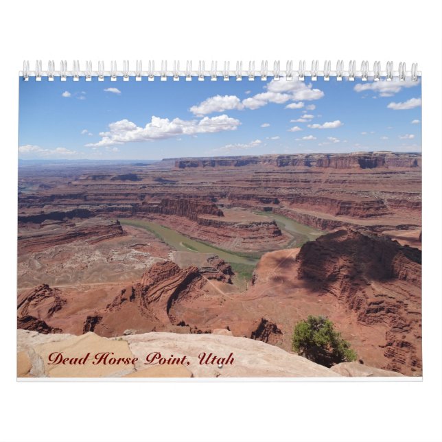 Calendário Morto Horse Point, Utah (Capa)