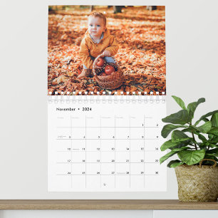 Calendário Mosaico de Fotos Mix Colagem Família 2025