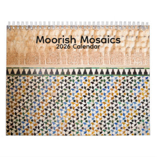 Calendário Mosaicos Mouriscos 2026