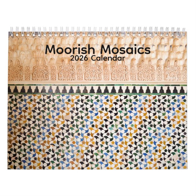 Calendário Mosaicos Mouriscos 2026 (Capa)